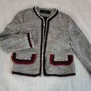 Zara tweed jacket women